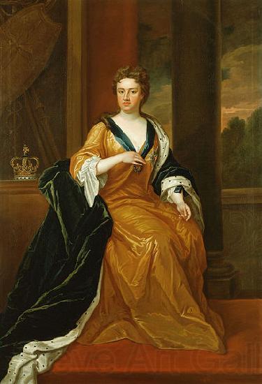 Charles Jervas Portrait of Anne of Great Britain Spain oil painting art